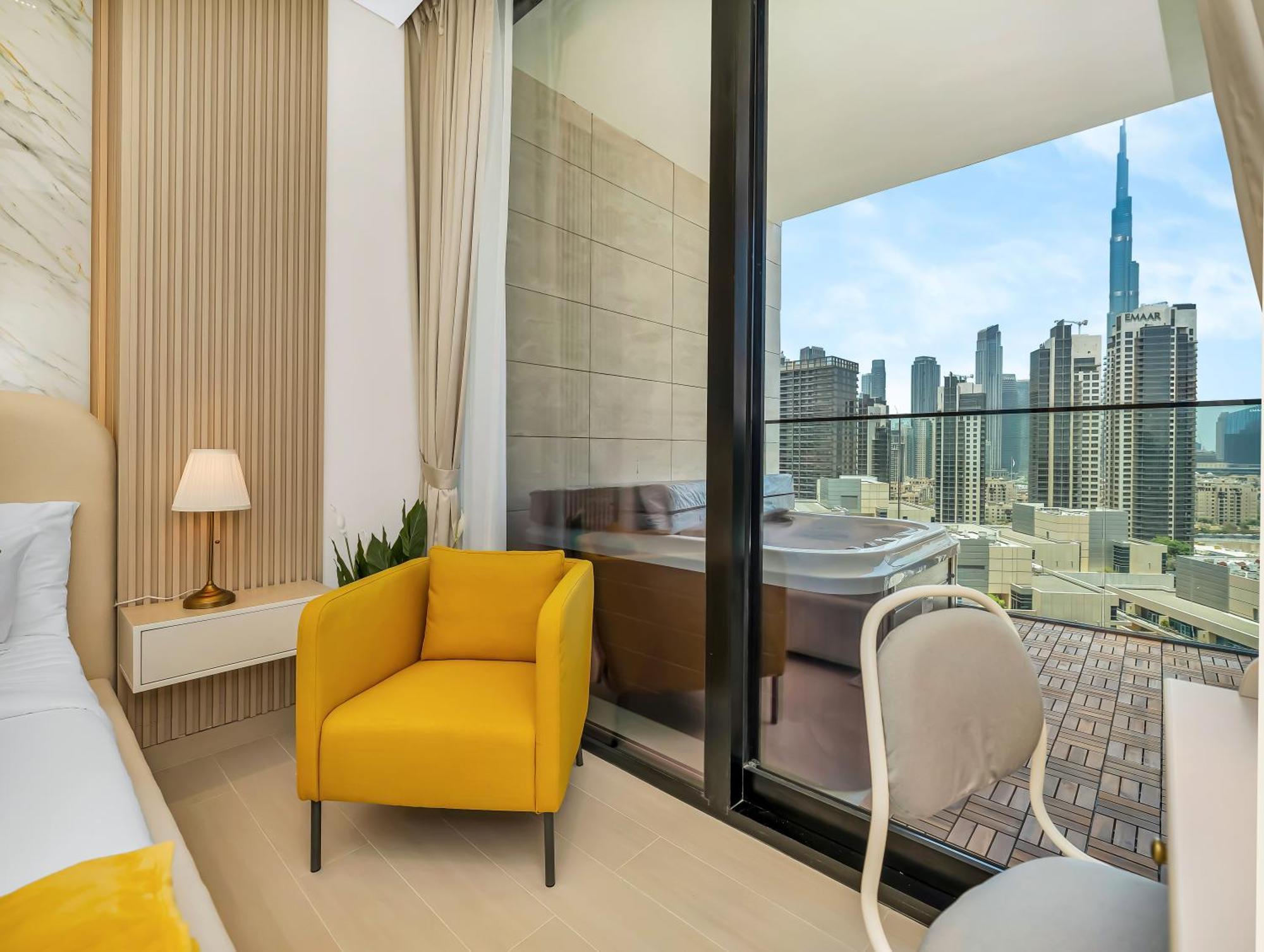 Apartment Premium Burj Khalifa View & Private Jacuzzi